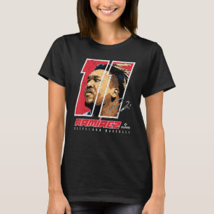 T-shirt Jose Ramirez - Silhouette Enriquito Cleveland MLBP
