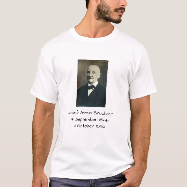 T-shirt Josef Anton Bruckner (Devant)