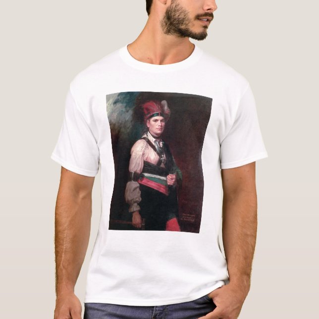 T-shirt Joseph Brant, chef des Mohawk, 1742-1807 (Devant)