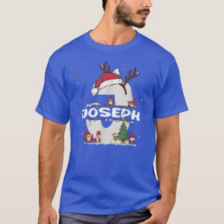 T-shirt Joseph Christmas w Joseph Nom pour les Noël drôles