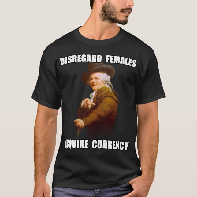 T-shirt Joseph Ducreux acquièrent la devise (Devant)