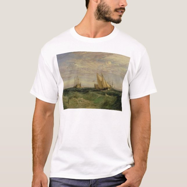 T-shirt Joseph Mallord William Turner | le confluent de (Devant)