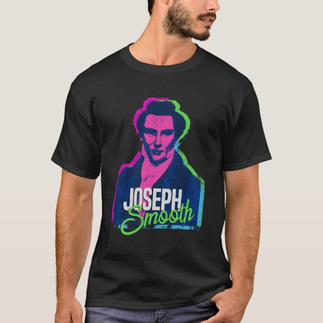T-shirt Joseph Smith Smony Funny Pun Retro Bright Lds Pro (Devant)