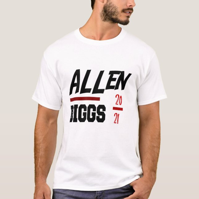 T-shirt Josh Allen Stefon Diggs 2021 Nouveaux Buffalo Bill (Devant)