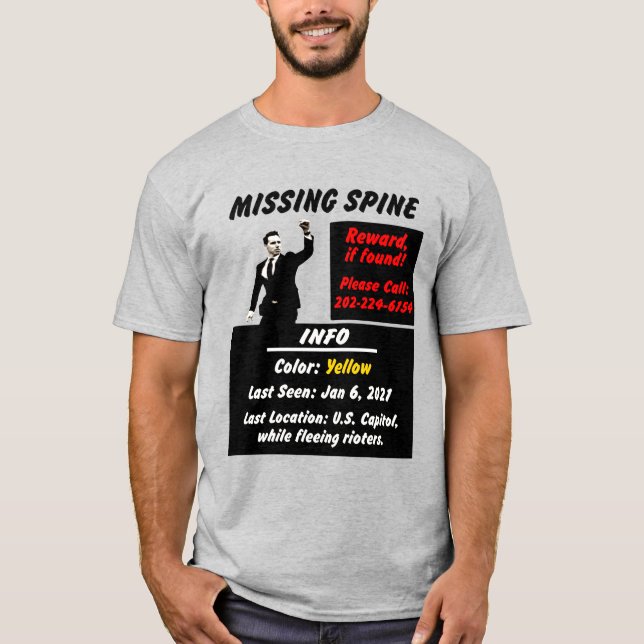 T-shirt Josh Hawley Raté Spine (Devant)