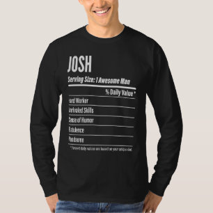 T-shirt Josh  Informations nutritionnelles Taille de porti