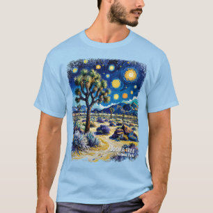T-shirt Joshua Tree Désert Mojave Randonnée Moderne Rêveus