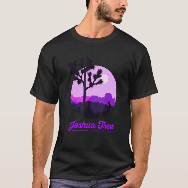 T-shirt Joshua Tree National Park Randonnée Camping Joshua (Devant)