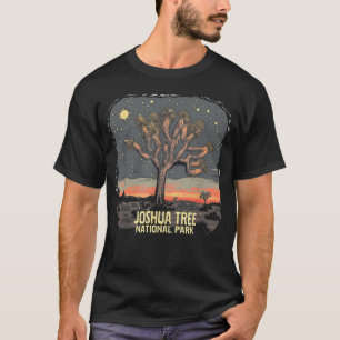 T-shirt Joshua Tree - Parc National Usa Vintage