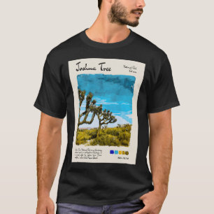T-shirt Joshua Tree Vintage Aquarelle Travel