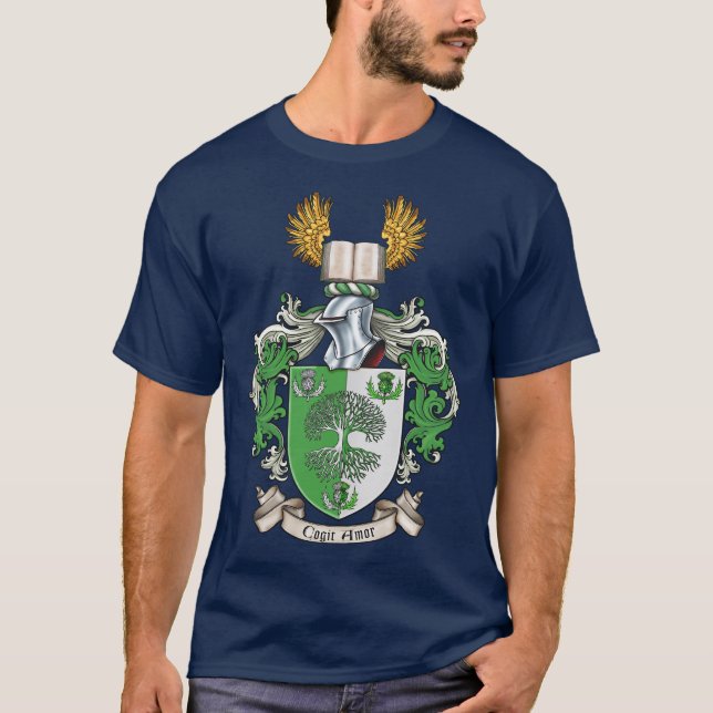 T-shirt Joss/Joyce Family Association Armoiries (Devant)