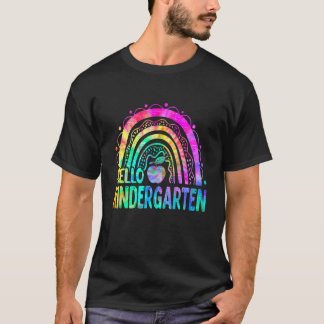 T-shirt Jote Bonjour Garten Rainbow Tie Dye Retour À Sc