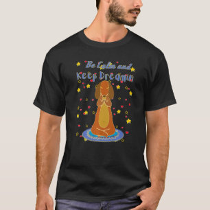 T-shirt Jote Dachshund Drôle Drôle Wiener Chien Yoga Entra