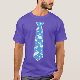 T-shirt Jote Garçons Lapin Lapin Cravate Pâques Enfants Ad