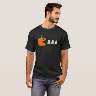 T-shirt Jote Halloween Citrouille Mange Ghosts Funny Gamer