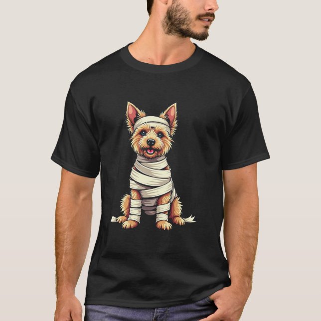 T-shirt Jote maman Yorkshire Terrier Funny Chien Amant Hal (Devant)