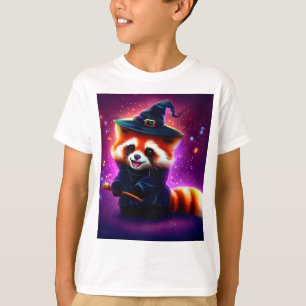 T-shirt Jote Rouge Panda Halloween Enfants T Chemise