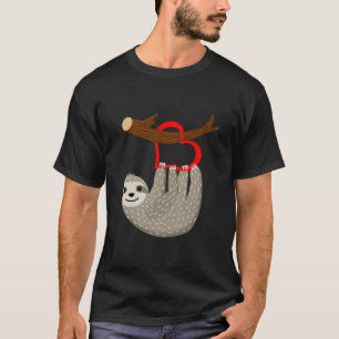 T-shirt Jote Sloth Heart Saint Valentin Pour Hommes Femmes