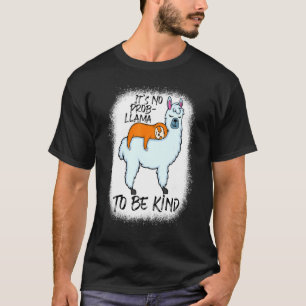 T-shirt Jote Sloth Llama Anti-harcèlement Enfants filles U