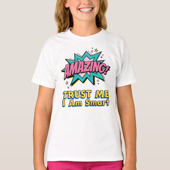 T-shirt Jote Smart Enfant Garçon Fille Enfant Inspiré Fun  (Devant)