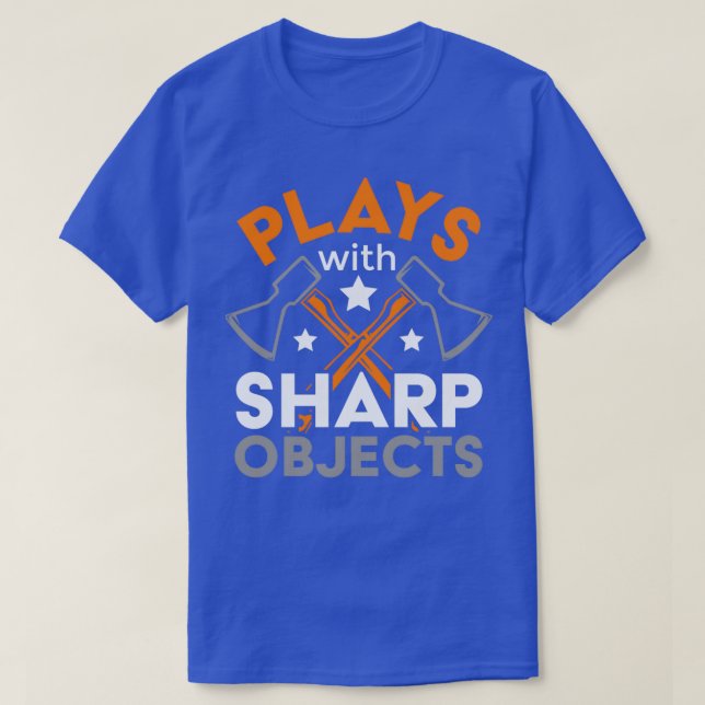T-shirt Joue Avec Objets Sharp Ax Lover 2 (Design devant)