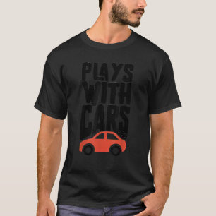 T-shirt Joue Avec Voitures Père Et Fils Correspondant
