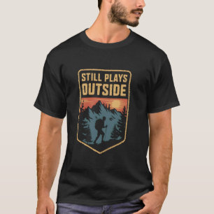 T-shirt Joue encore dehors randonnée montagne sentier natu