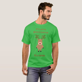 T-shirt Joue Reindeer Jeux de Noël Tee