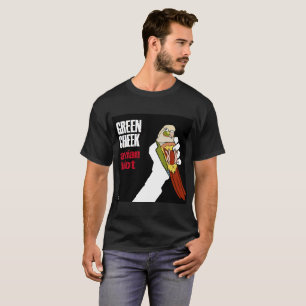 T-shirt Joue verte : Idiot aviaire (ananas)