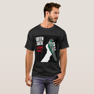 T-shirt Joue verte : Idiot aviaire (turquoise)