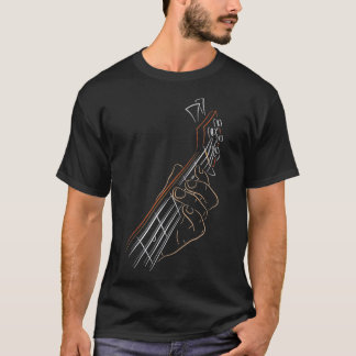 T-shirt Jouer à la main Guitare Vintage Musique Lover Guit