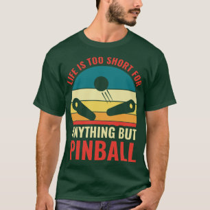 T-shirt Jouer à Pinball Machines Arcade amusant jeu