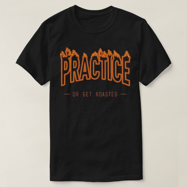 T-shirt Jouer À Un Violon Ou Se Faire Rôtir (Design devant)