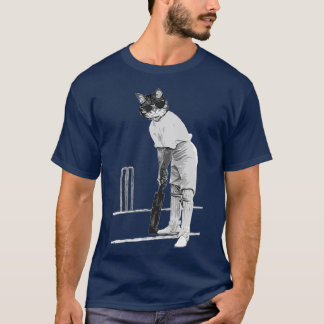 T-shirt Jouer au cricket vintage