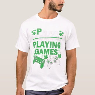 T-shirt Jouer aux jeux Jour de la Saint Patrick