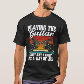 T-shirt Jouer De La Guitare N'est Pas Seulement Un Hobby C