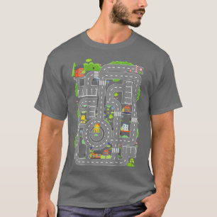 T-shirt Jouer Des Voitures Sur Les Dads Retour Jouer Mat V