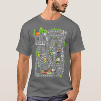 T-shirt Jouer Des Voitures Sur Les Dads Retour Jouer Mat V