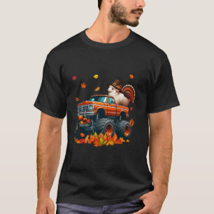 T-shirt Jouer Du Chevau À La Turquie Sur Un Camion Monster