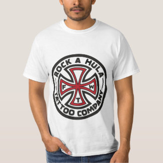 T-shirt Jouer du rock a Hula tatouage