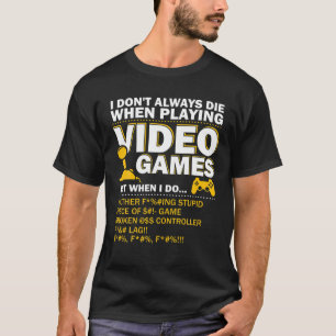 T-shirt Jouer Jeux Vidéo Joueur amusant Jeu console de jeu