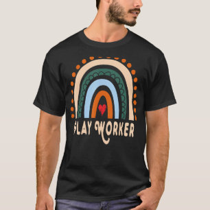 T-shirt Jouer le travailleur Rainbow Cute Appréciation ess