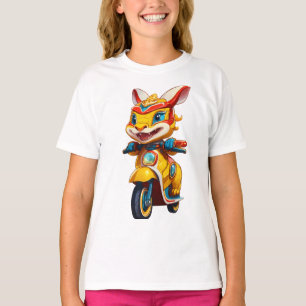 T-shirt Jouer Lion Dance Bunny sur Scooter