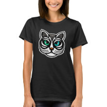 Jouer Odd-Eyed Cat femmes Tee Art