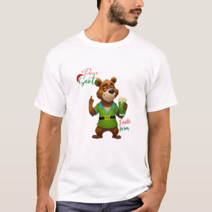 T-shirt Jouer sur les mots Ours et ours Funny Noël Père No