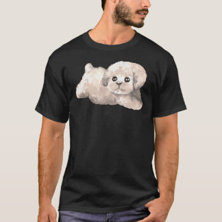 T-shirt Jouet blanc Poodle Premium Scoop