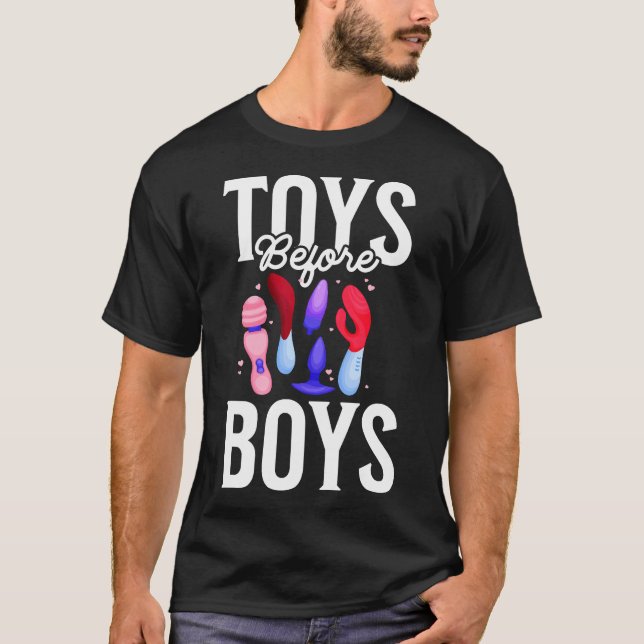 T-shirt Jouets Avant Garçons Amusants Humour Adulte Femme  (Devant)