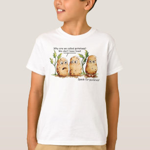 T-shirt Jouets de pomme de terre cuites Funny Potato Pun B