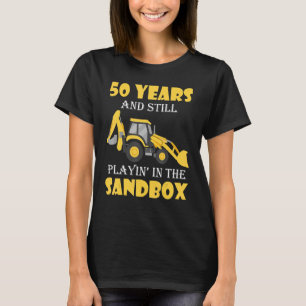 T-shirt Jouets d'excavateur et accessoires - 50 ans de jeu
