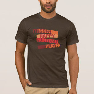 T-shirt Joueur à la gâchette facile de Paintball